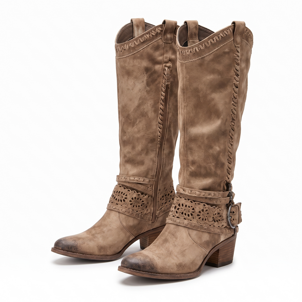 Sophie - Westernstiefel mit Riemendetail