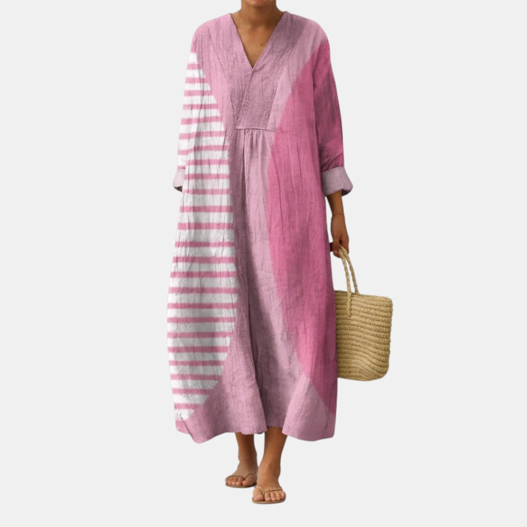 Maya™ | Modernes Kleid mit abstraktem Muster