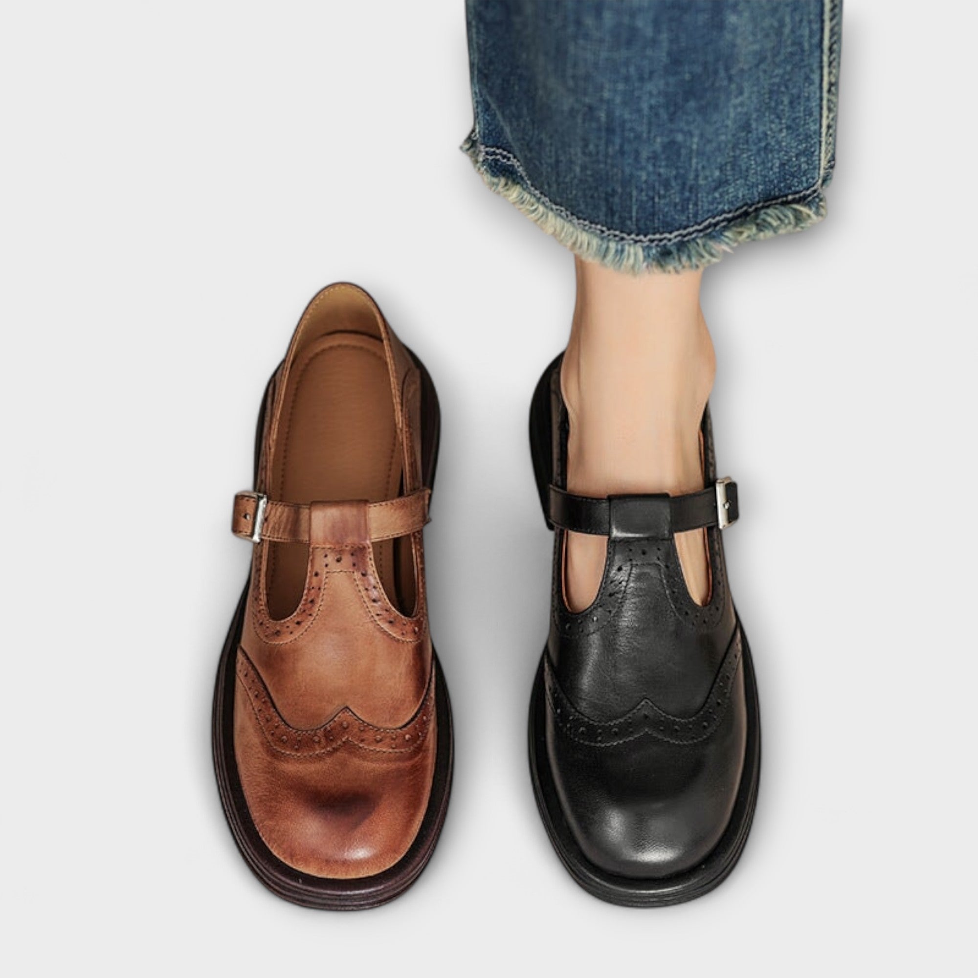 Emilia - Leder Mary Janes