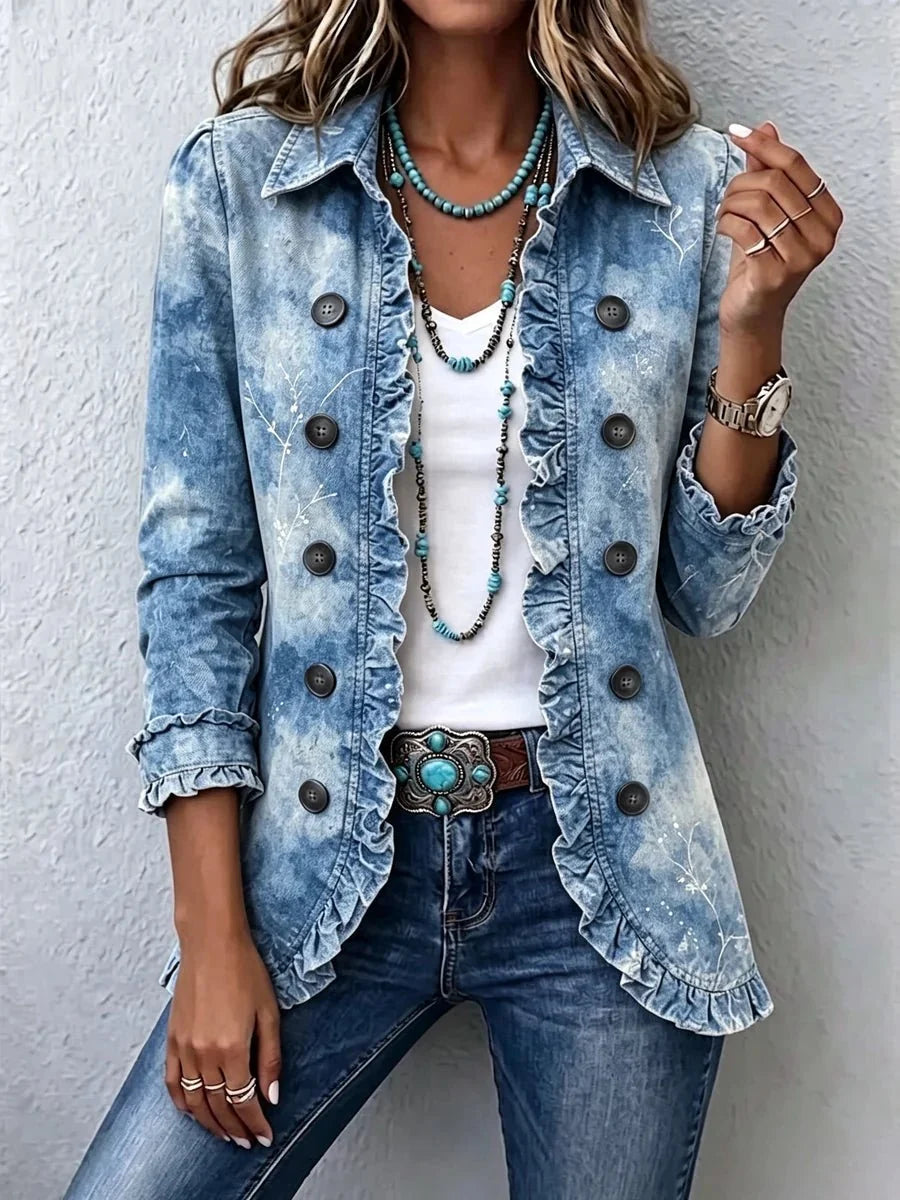 Jemison | Boho-Vintage-Jacke mit Farbverlauf