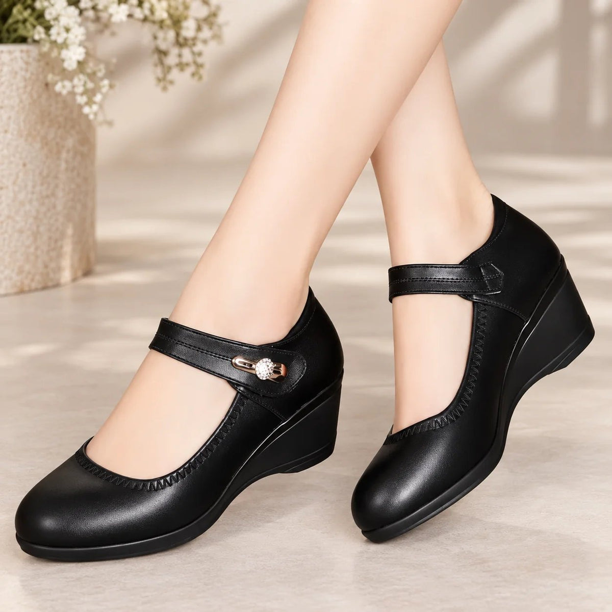 Karla™ – Orthopädische Pumps mit Keilabsatz