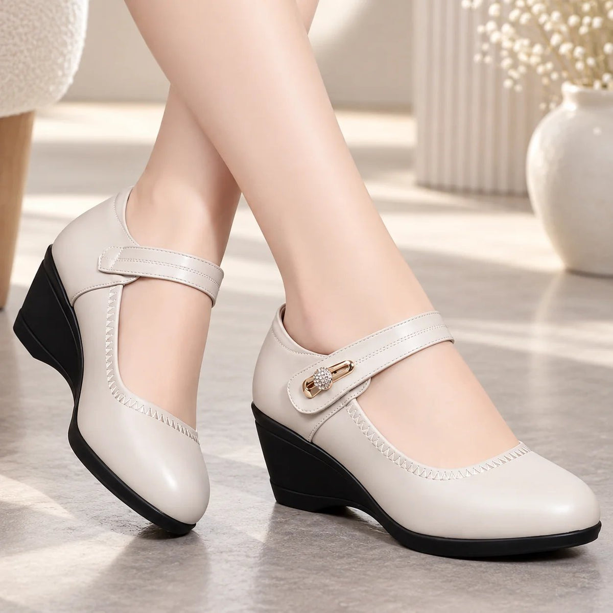 Karla™ – Orthopädische Pumps mit Keilabsatz