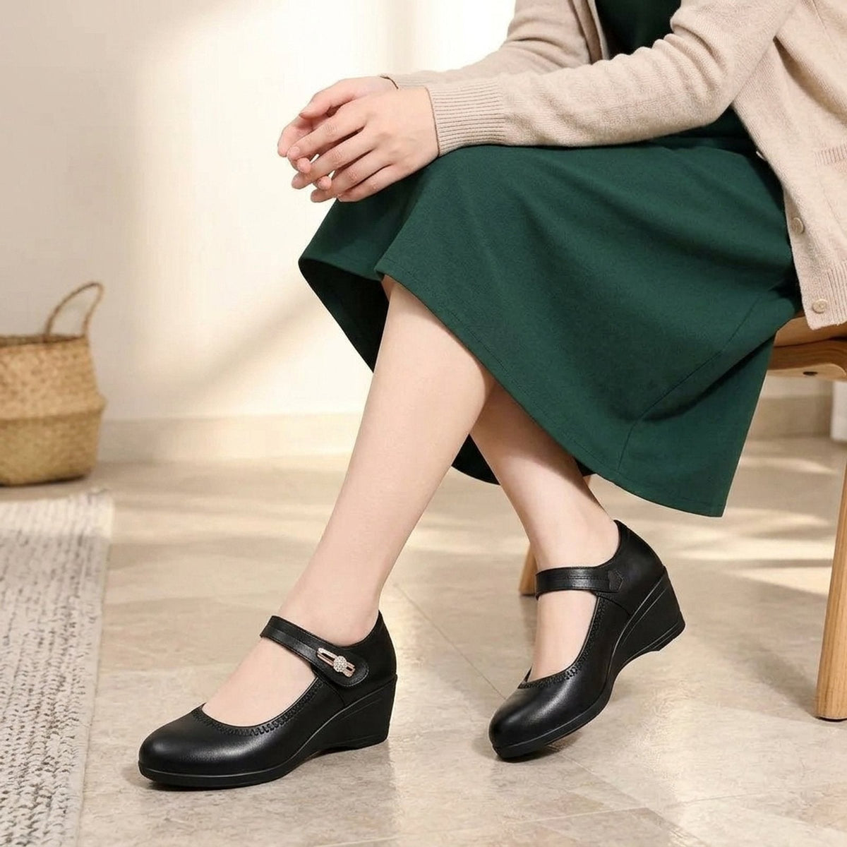 Karla™ – Orthopädische Pumps mit Keilabsatz