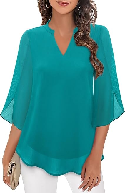 Zanyelle - Weich fallende Bluse in Lagenoptik