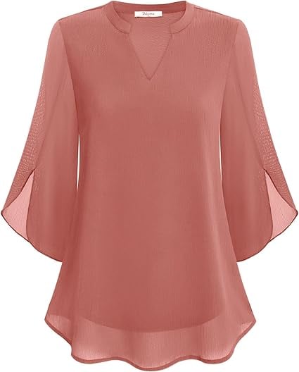 Zanyelle - Weich fallende Bluse in Lagenoptik