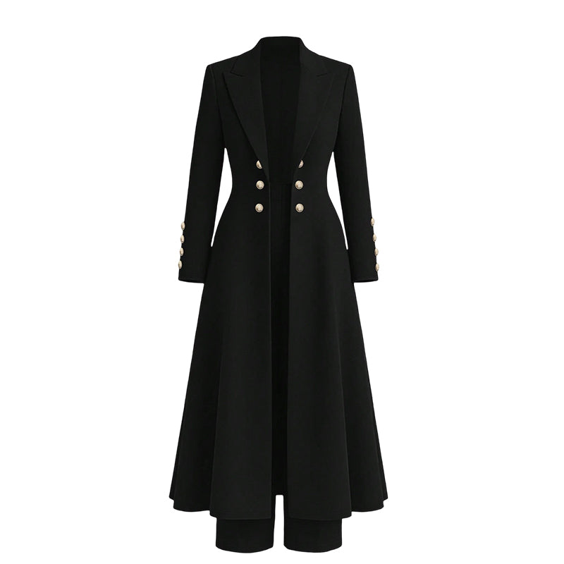 Kamma – Elegantes Strickset mit langem Blazer