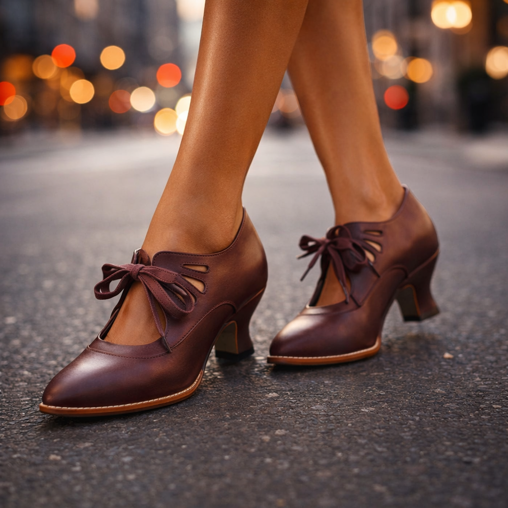 Freya | Retro-Schnürpumps Sylvie