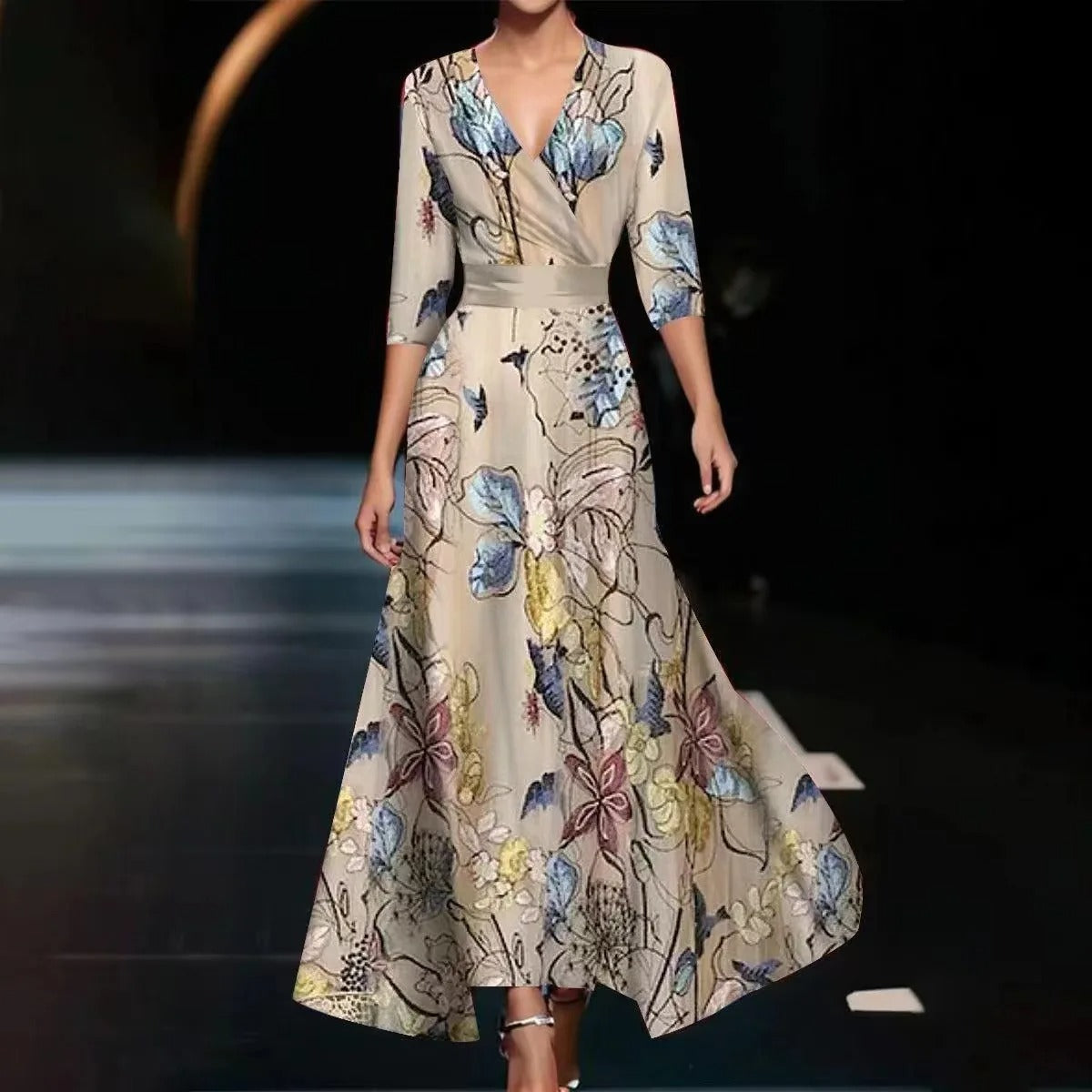 Aria™ | Chic Kleid mit Blumendruck