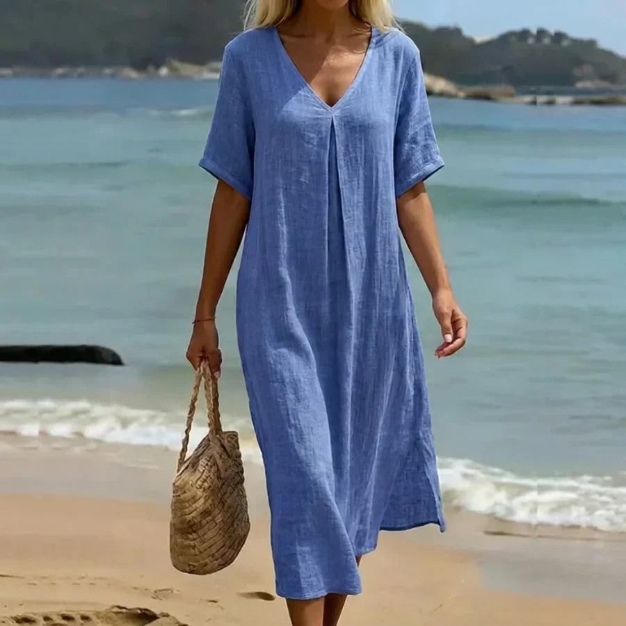 Wrenley™ | Lässiges, locker sitzendes Maxikleid
