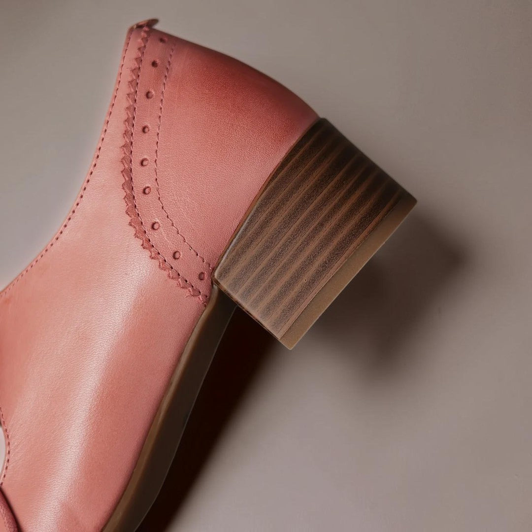 Inge | Elegante Schnürschuhe aus gemustertem Leder