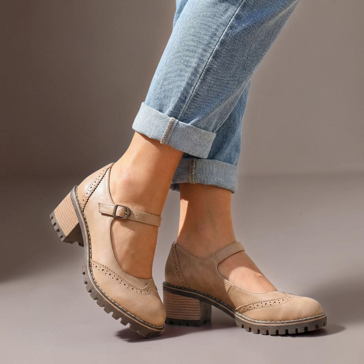 Karoline | Elegante T-Riemen-Schuhe