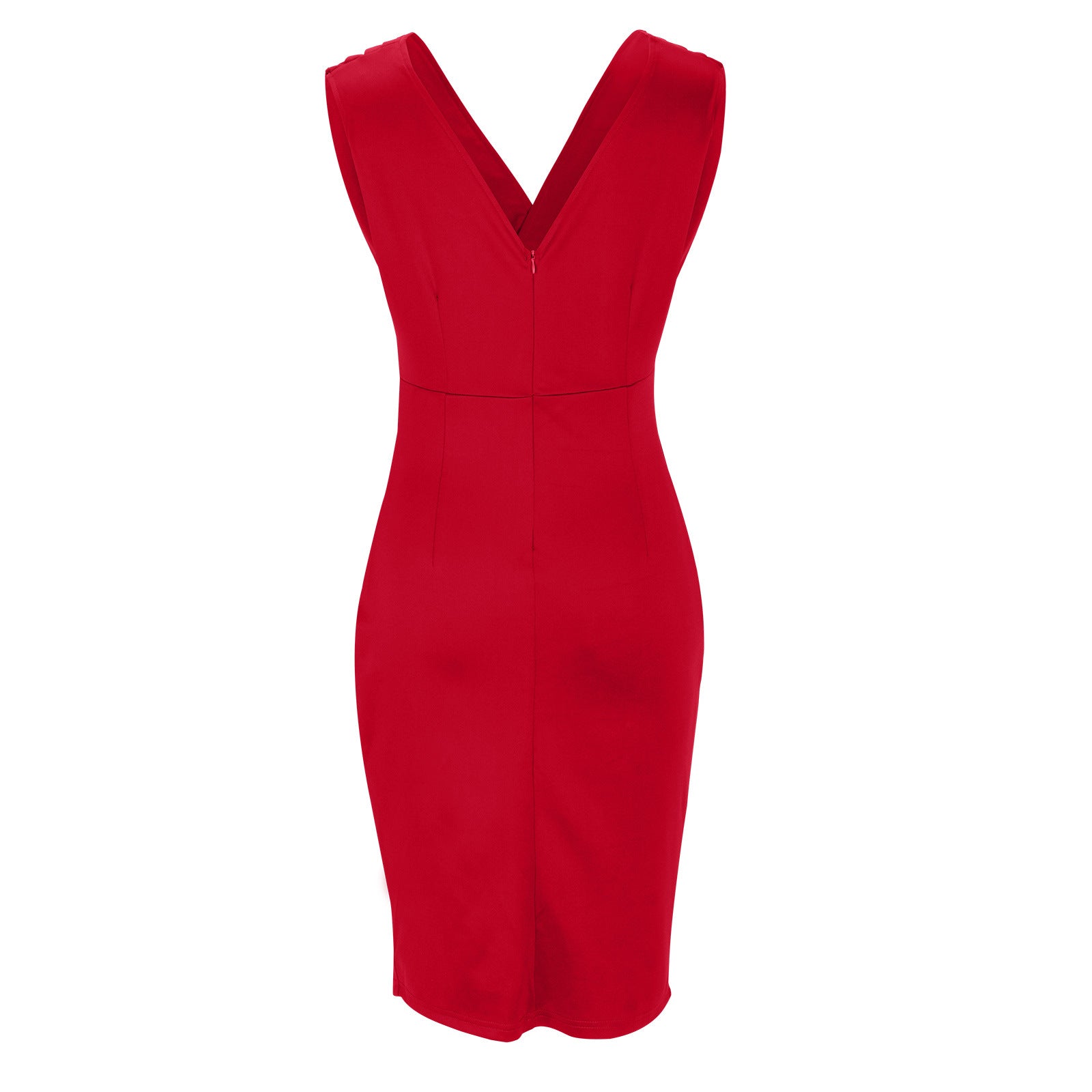 Maud™ | Elegantes Kleid mit V-Ausschnitt und Schlitz