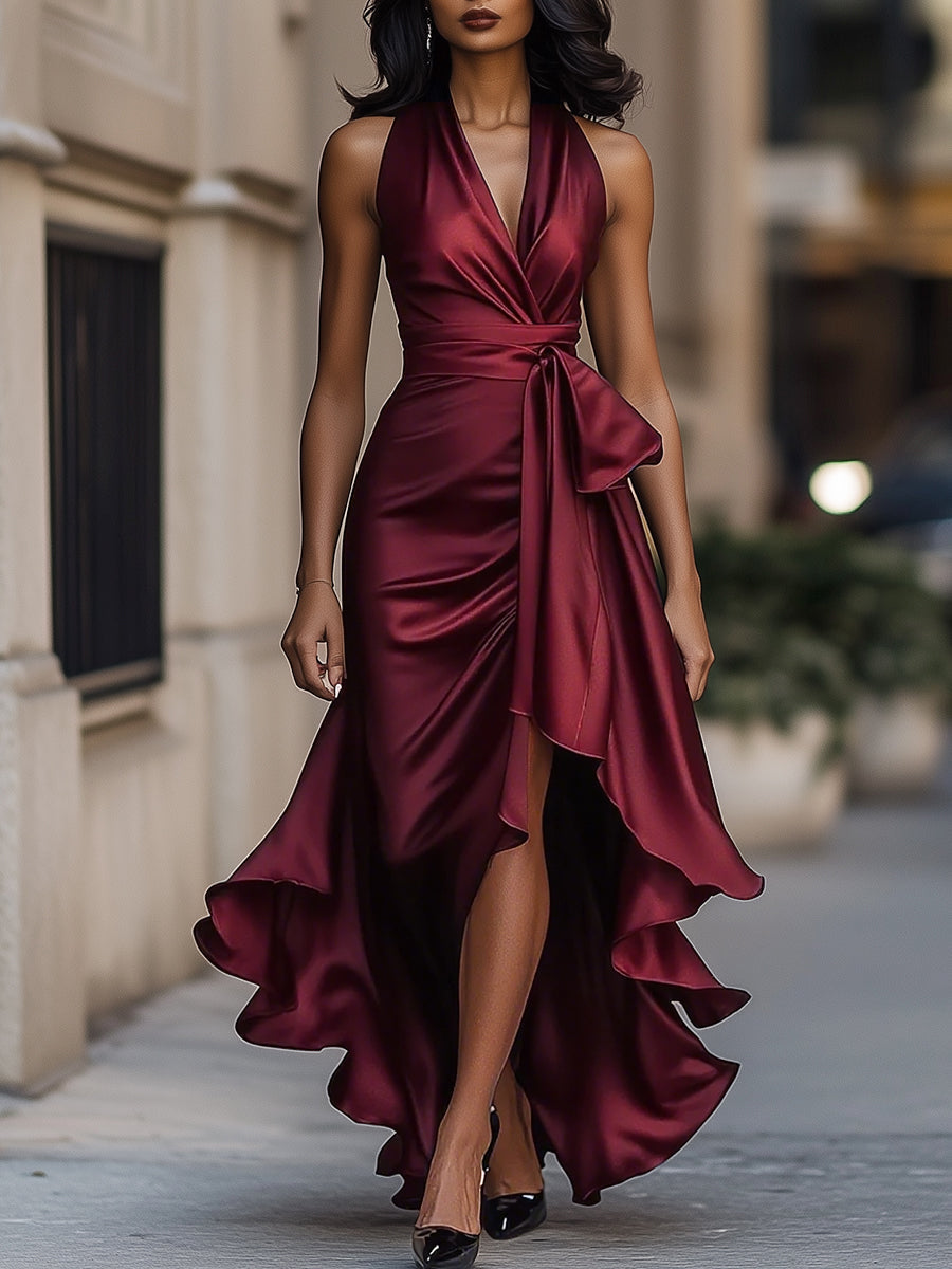 Valeria | Elegantes Satin-Abendkleid