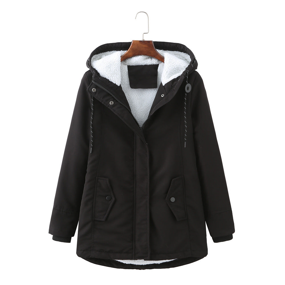 Garance – Wasserdichter Damenparka mit Kapuze und warmem Sherpa-Futter