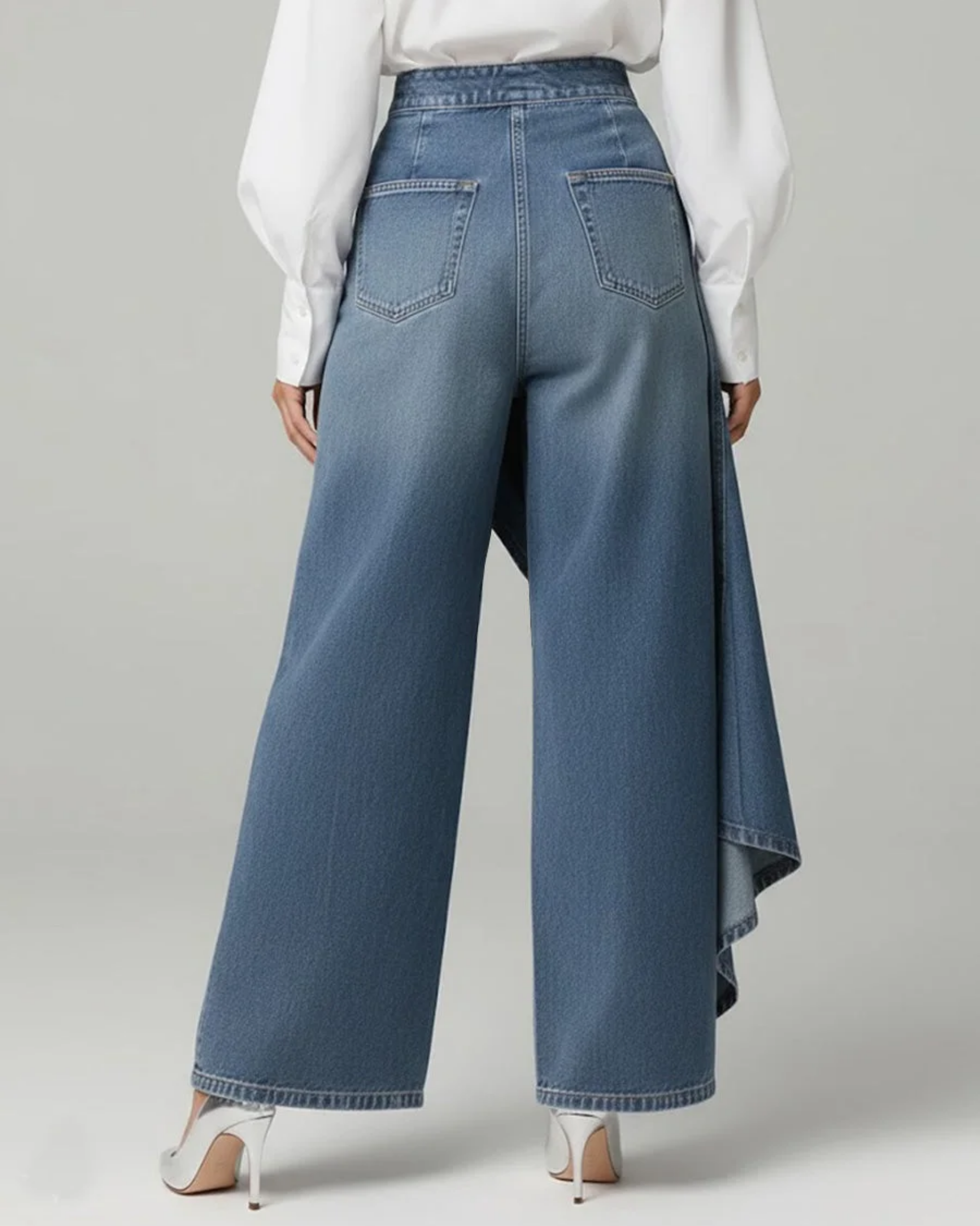 Audrey | Denim Wickelhosen