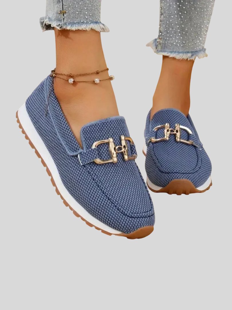 Loafer aus echtem Leder mit Horsebit-Detail für hohen Tragekomfort