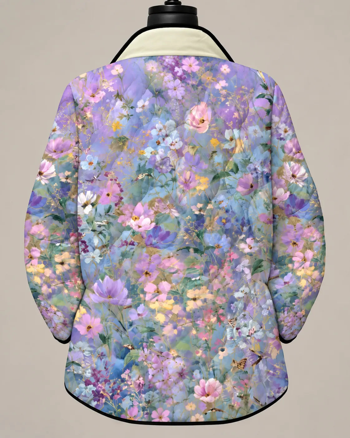 Vivienne Gesteppte Jacke mit Wiesenblüten