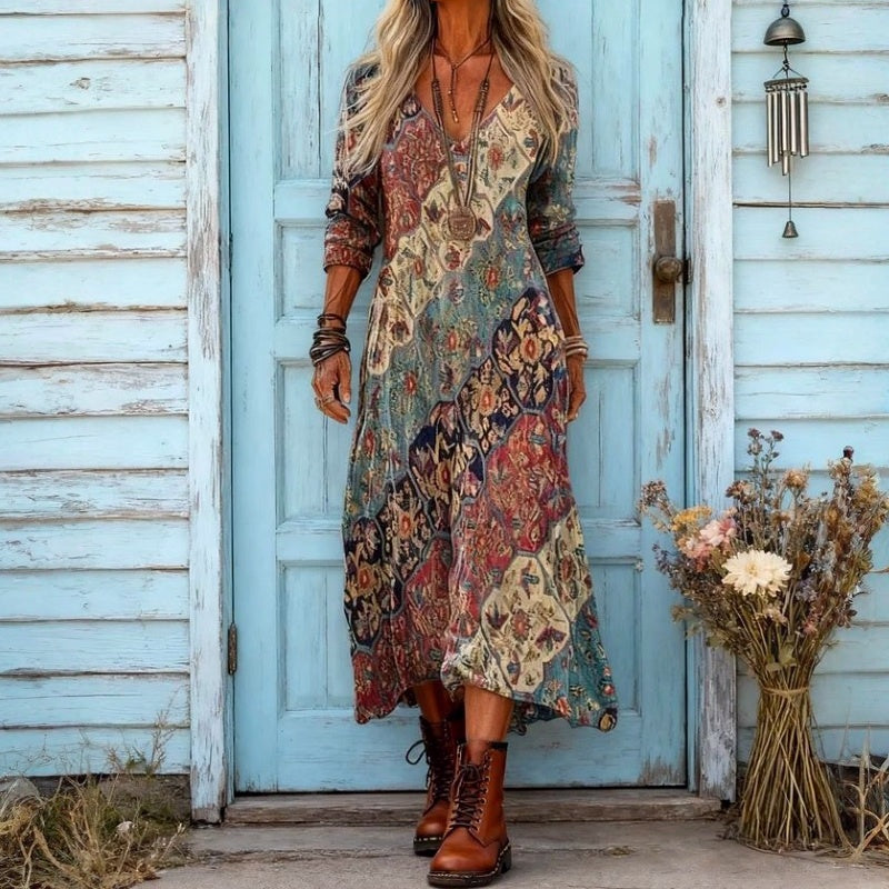 Emily | Feminines fließendes Kleid mit lockerer Passform