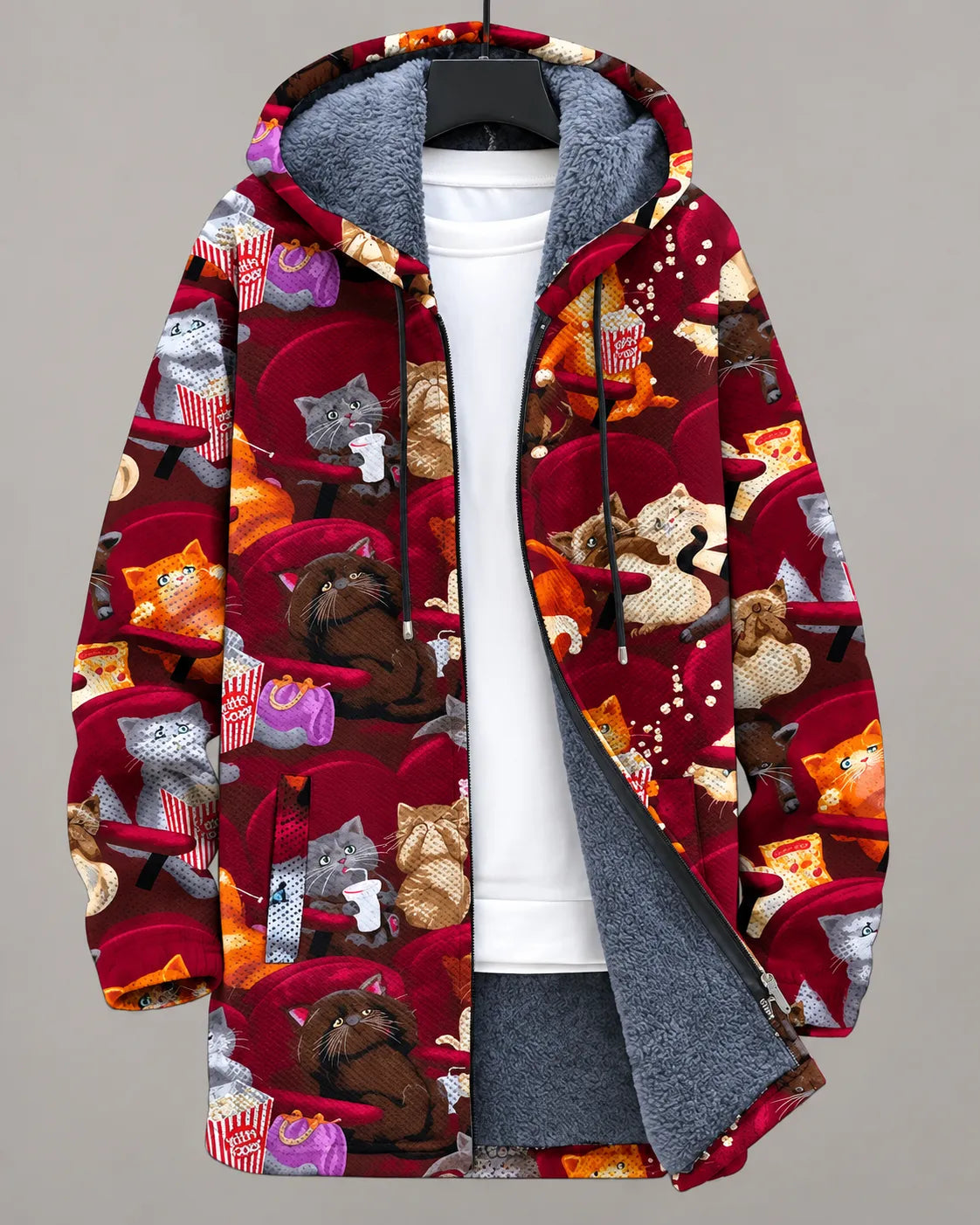 Celestine | Kapuzenjacke mit geometrischem Muster