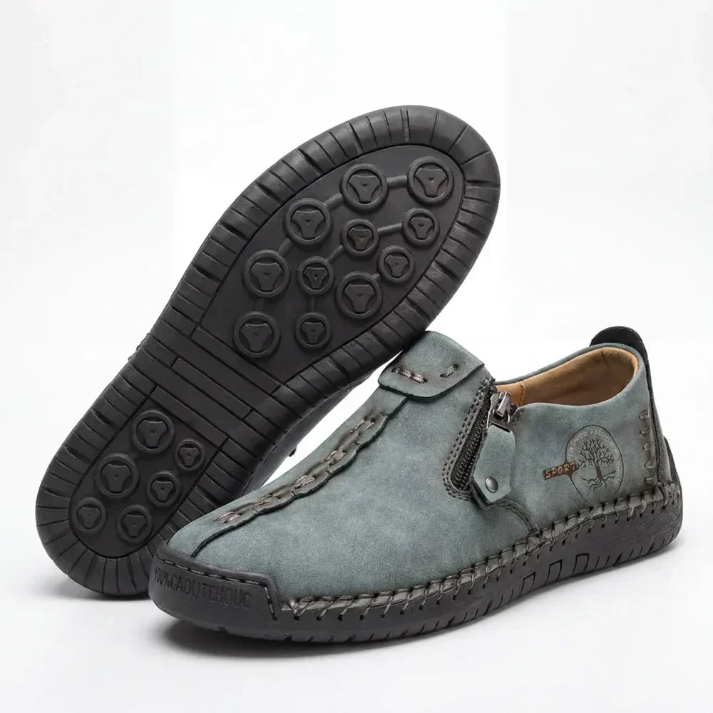 Florence | Gepolsterte Loafer mit Reißverschluss