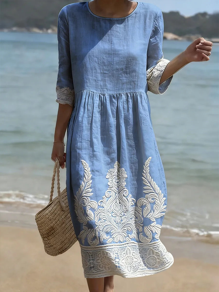 Tiffany | Pflanzen & Blumen Print Kleid