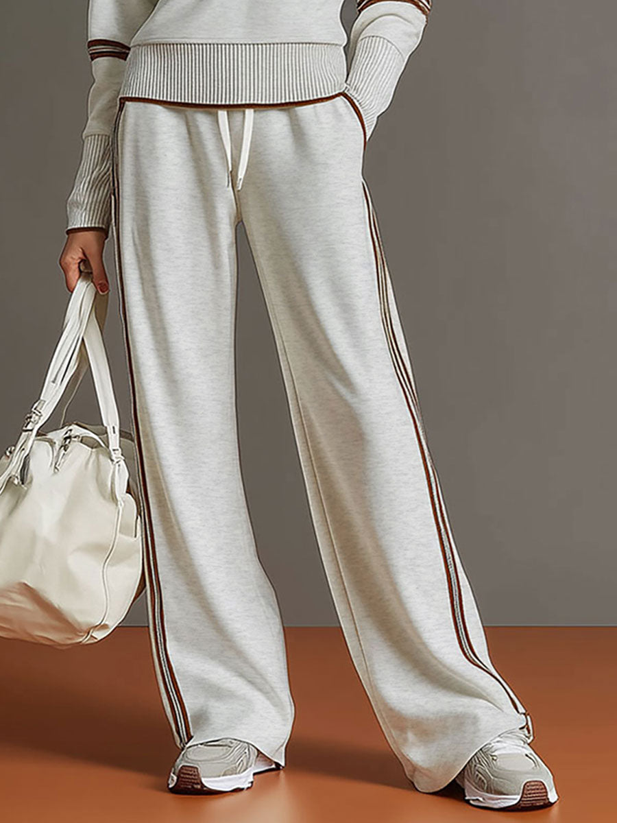 Marietta | Bluse und Hose mit weitem Bein