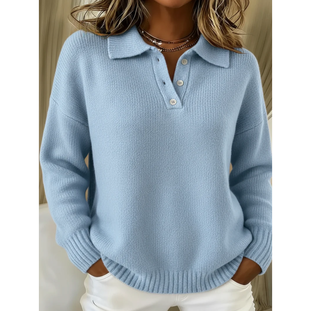 Marina | Weicher Polopullover