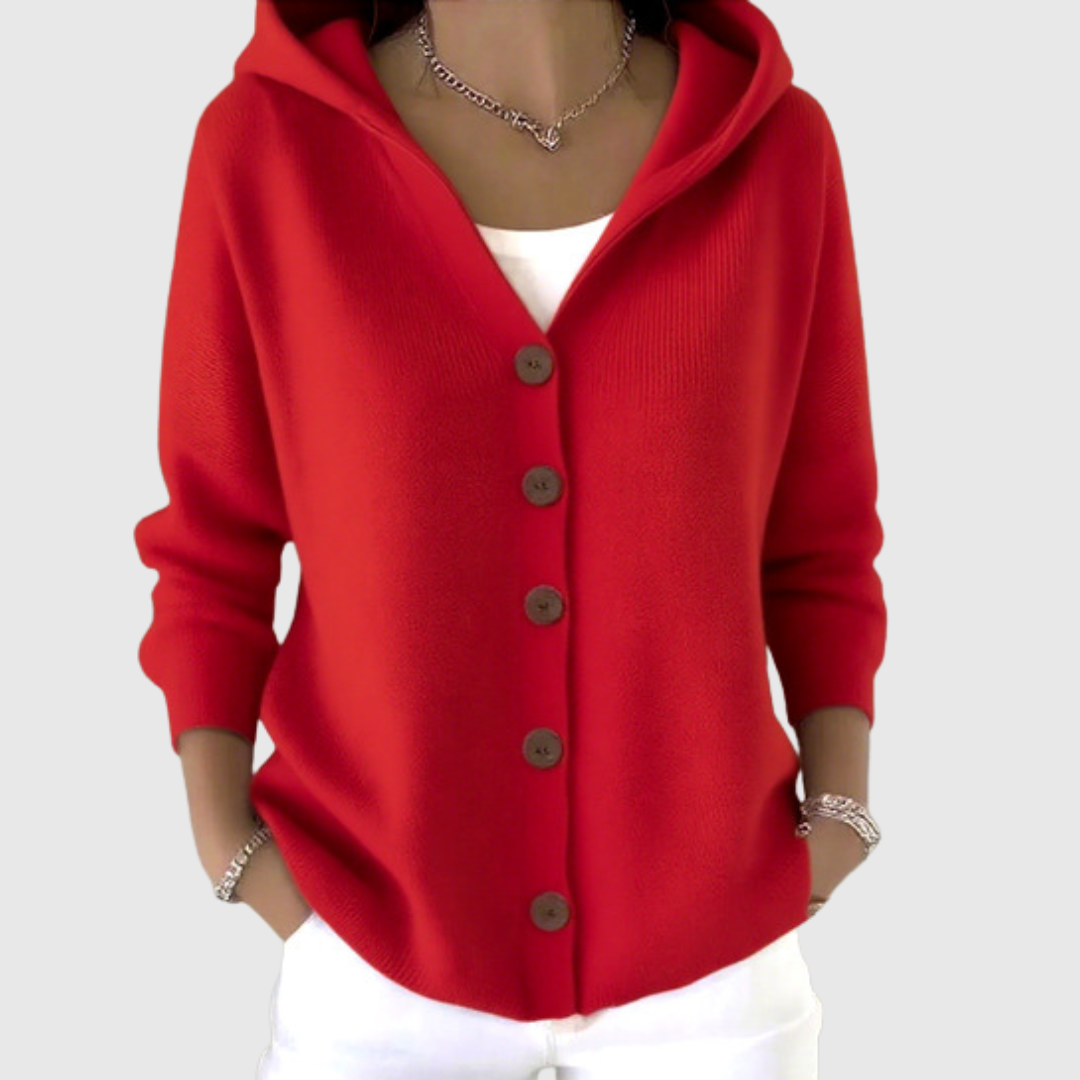 Giuseppa | Strickjacke mit Kapuze