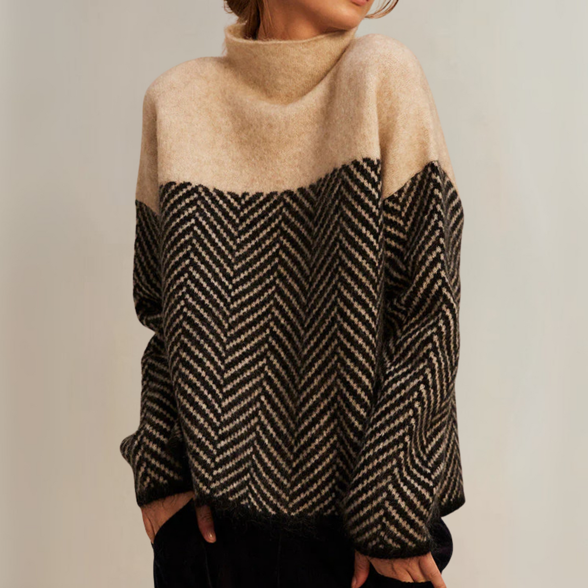 Clarisse - Rollkragenpullover aus Baumwolle