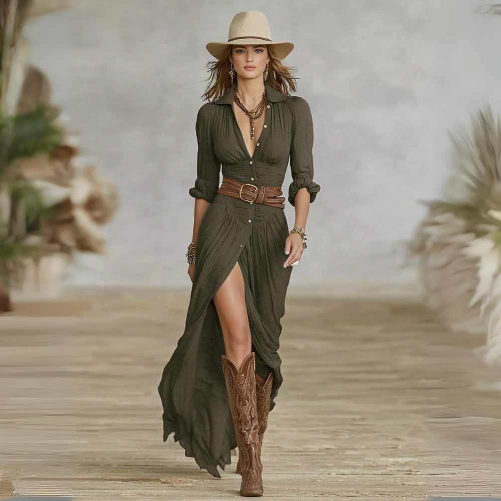 CERYN | ELEGANTES MAXIKLEID