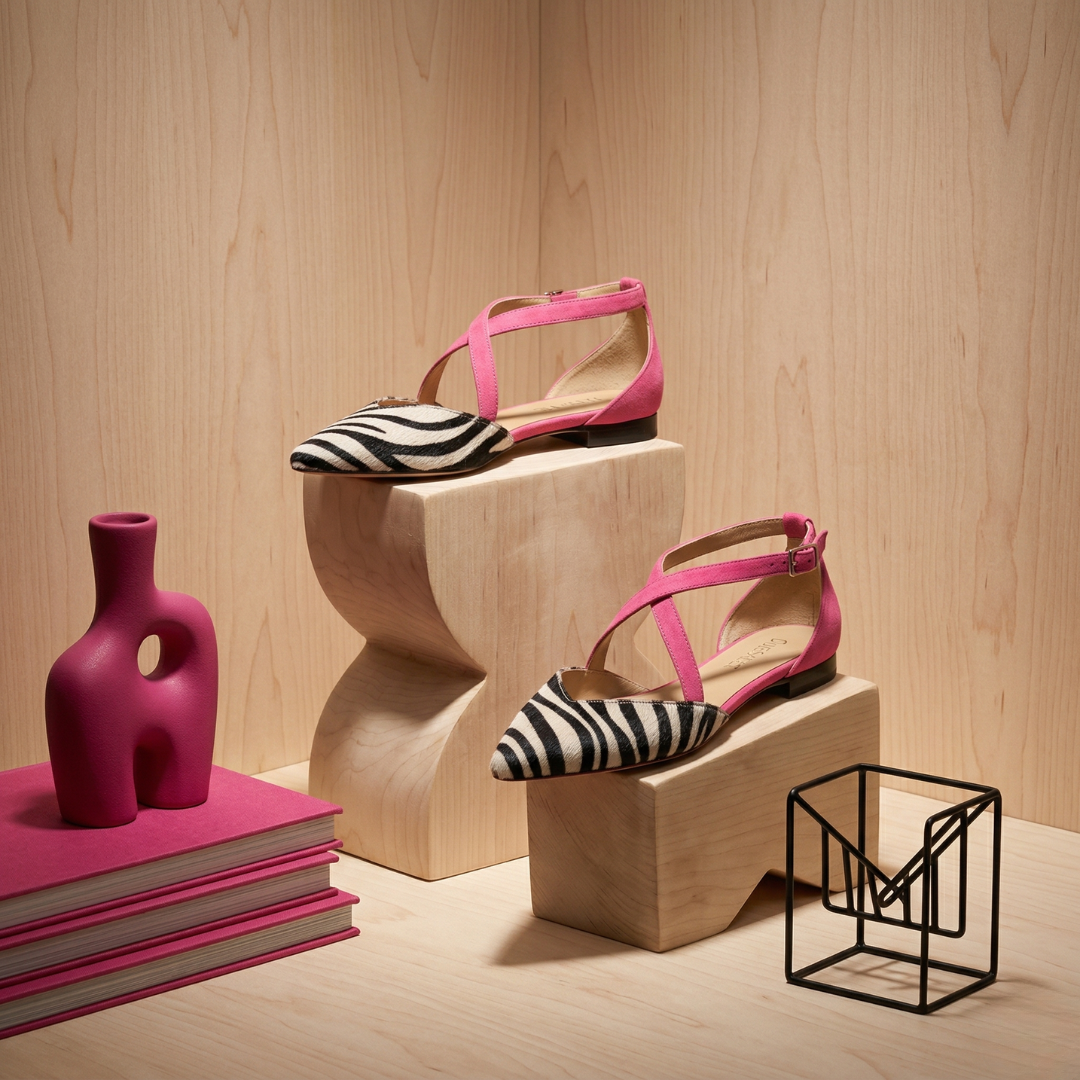 Fern - Ballerinas mit Riemen