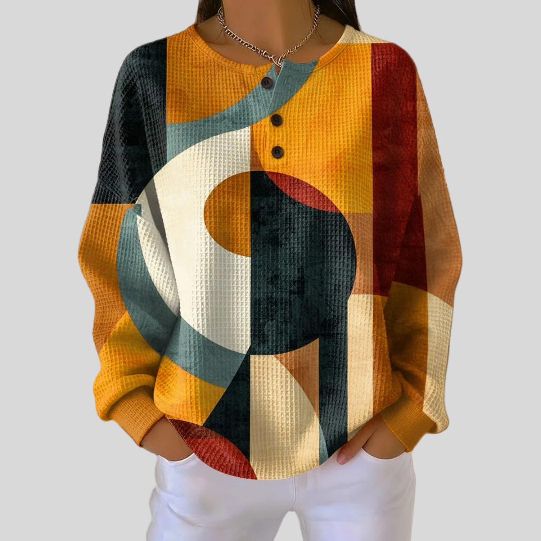 Bexmore™ | Sweatshirt mit geometrischem Muster