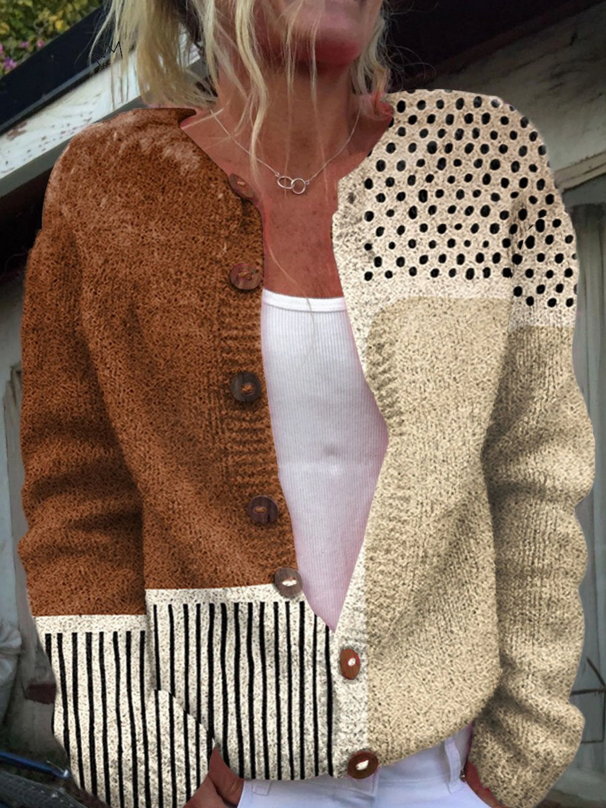 Eloise™ | Vintage-Strickcardigan