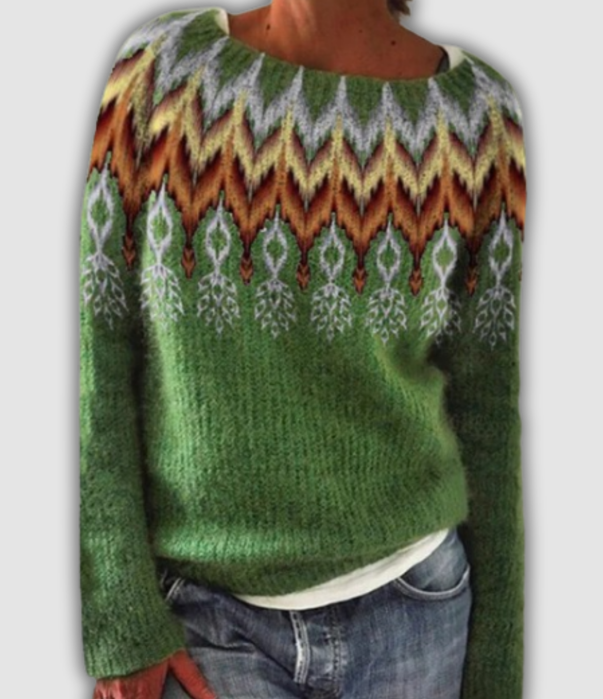 Linora Nordic | Nordischer Retro-Pullover