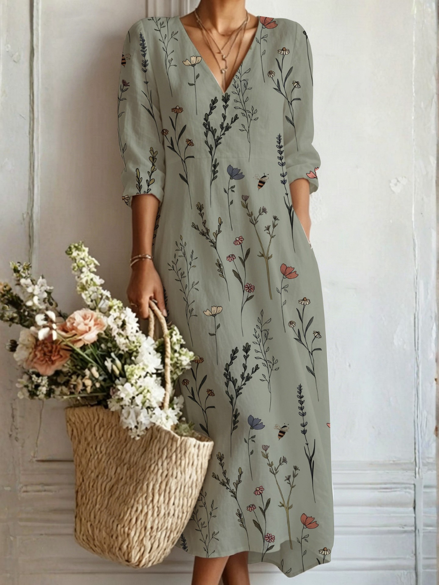 Sara™ | Langes Boho-Kleid