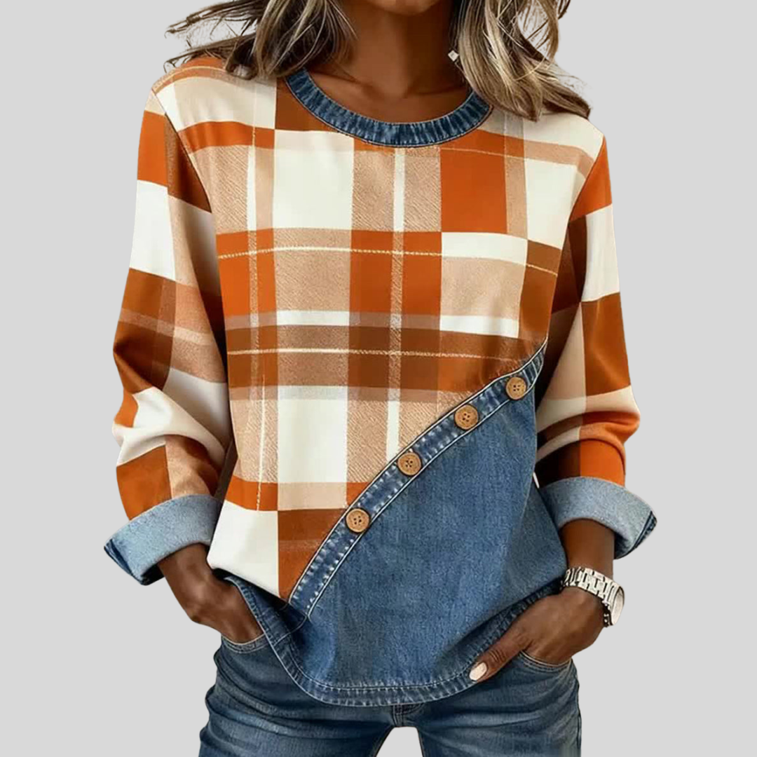 Faylen™ | Patchwork-Pullover