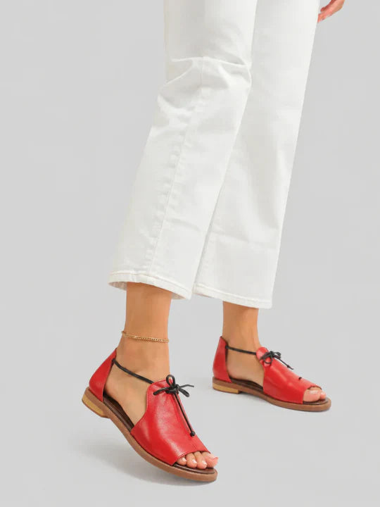 LILLIANA – LEDERSANDALEN MIT RIEMCHEN
