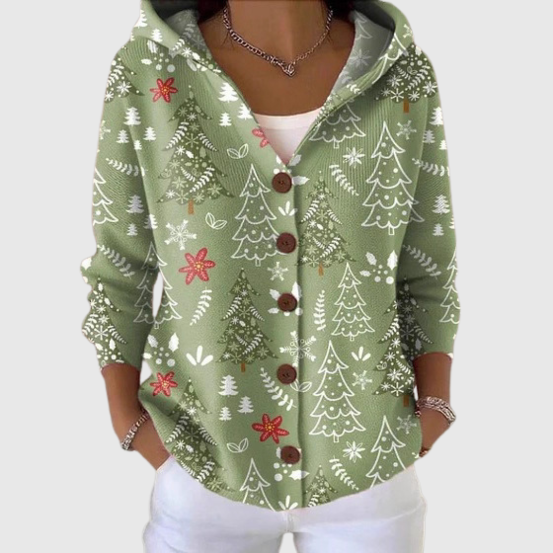 Chiara | Strickjacke mit Kapuze