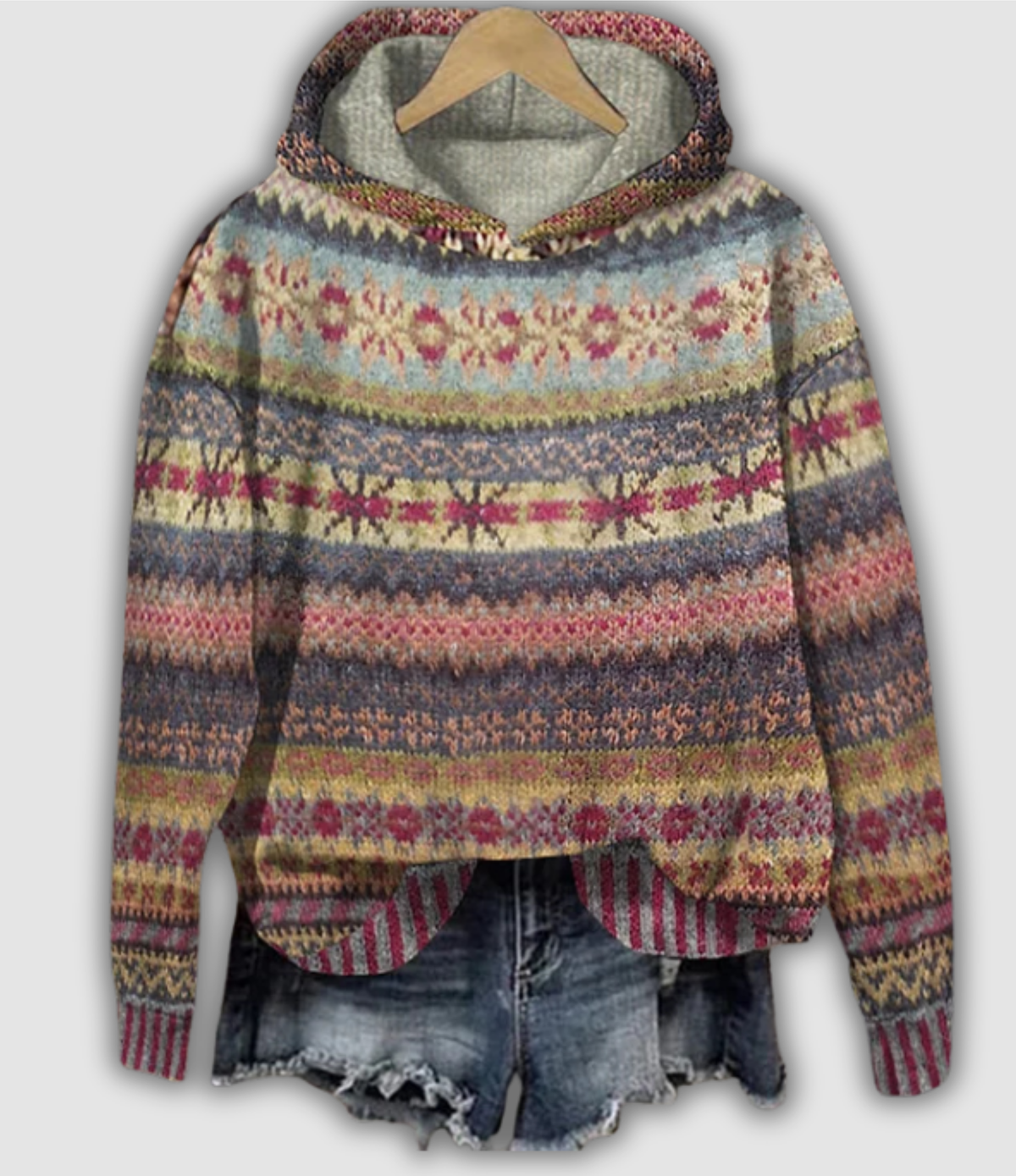 Anveline | Retro-Kapuzenpullover