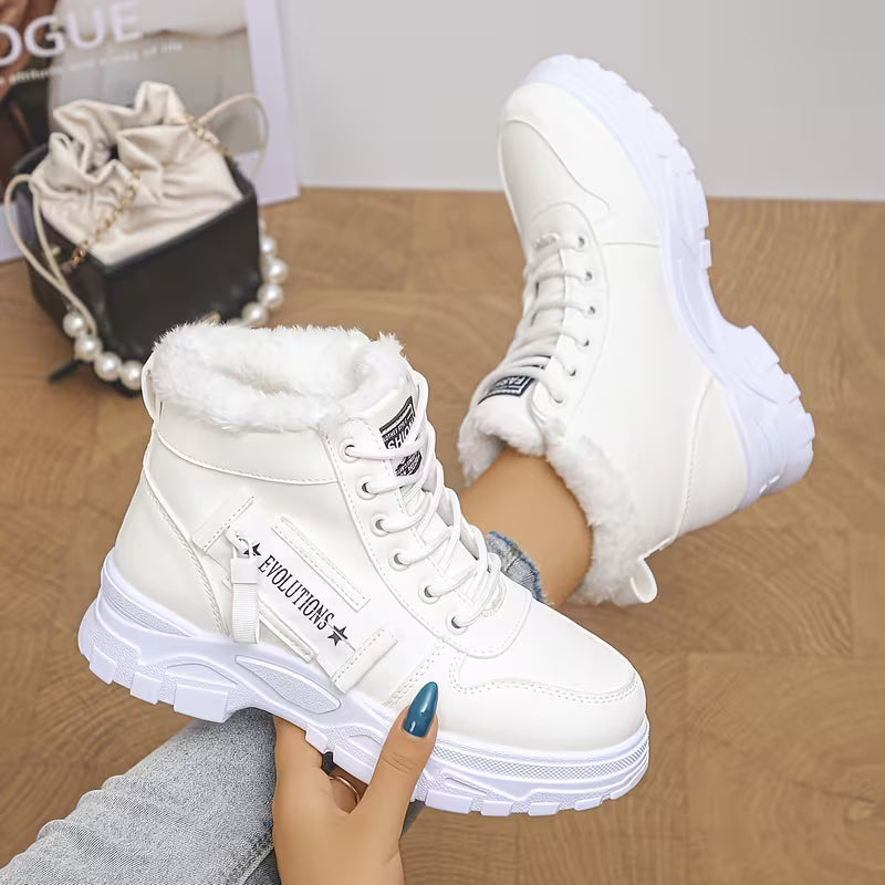 Elina – Gefütterte Winter-Boots mit Chunky-Sohle