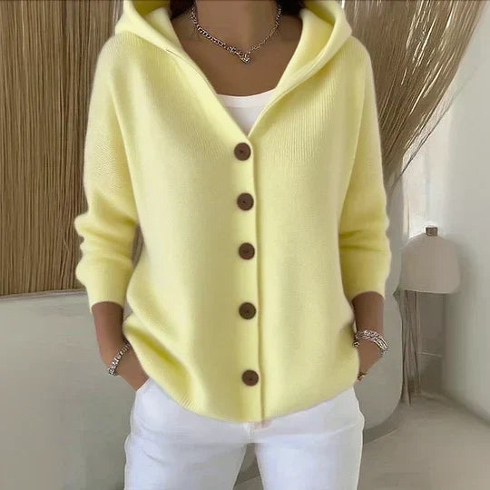 Rocío | Strickjacke mit Kapuze