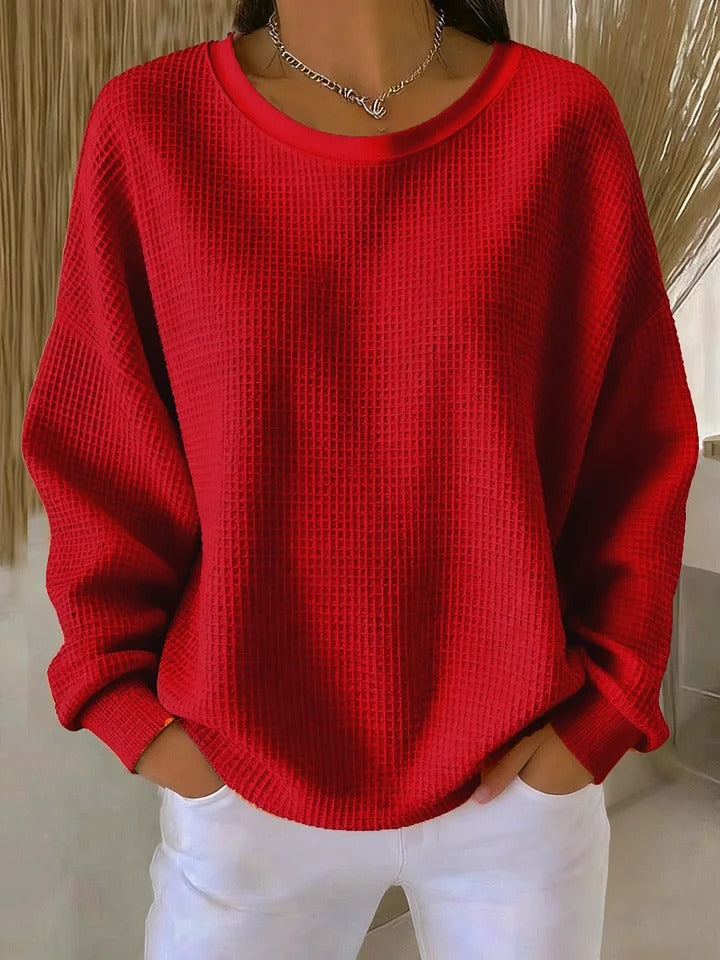 Nuria | Klassischer Strukturpullover