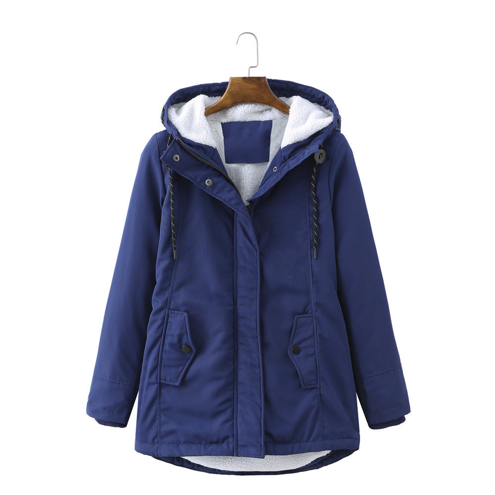 Garance – Wasserdichter Damenparka mit Kapuze und warmem Sherpa-Futter