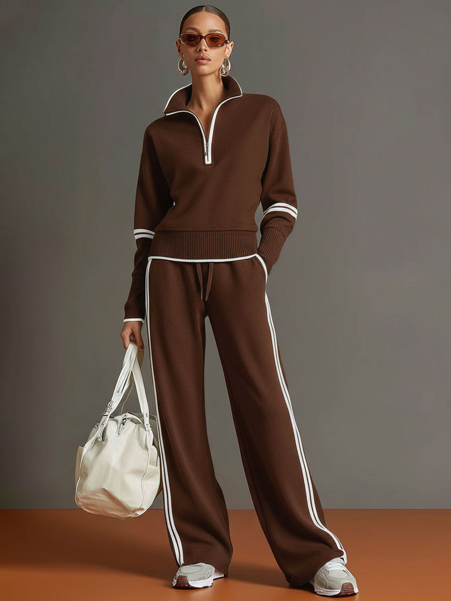 Marietta – Bluse und Hose mit weiten Beinen