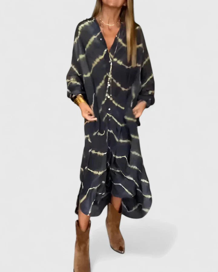 Das gestreifte Maxikleid Julia