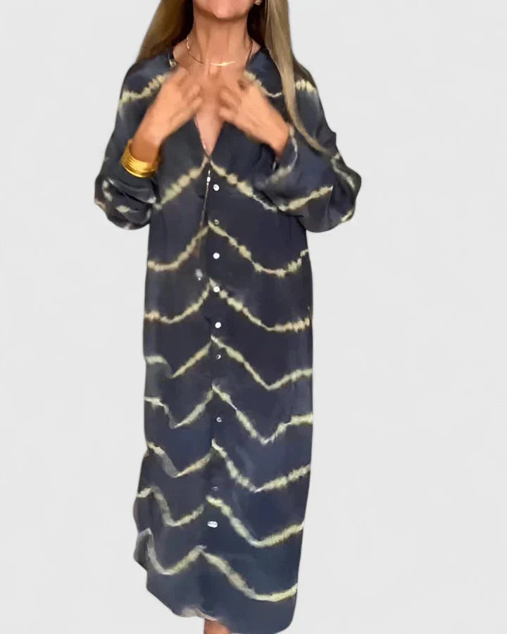 Das gestreifte Maxikleid Julia