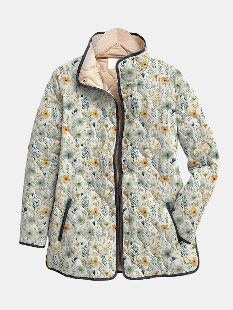 NOLA | BEZAUBERNDE STEPPJACKE MIT BLUMENPRINT