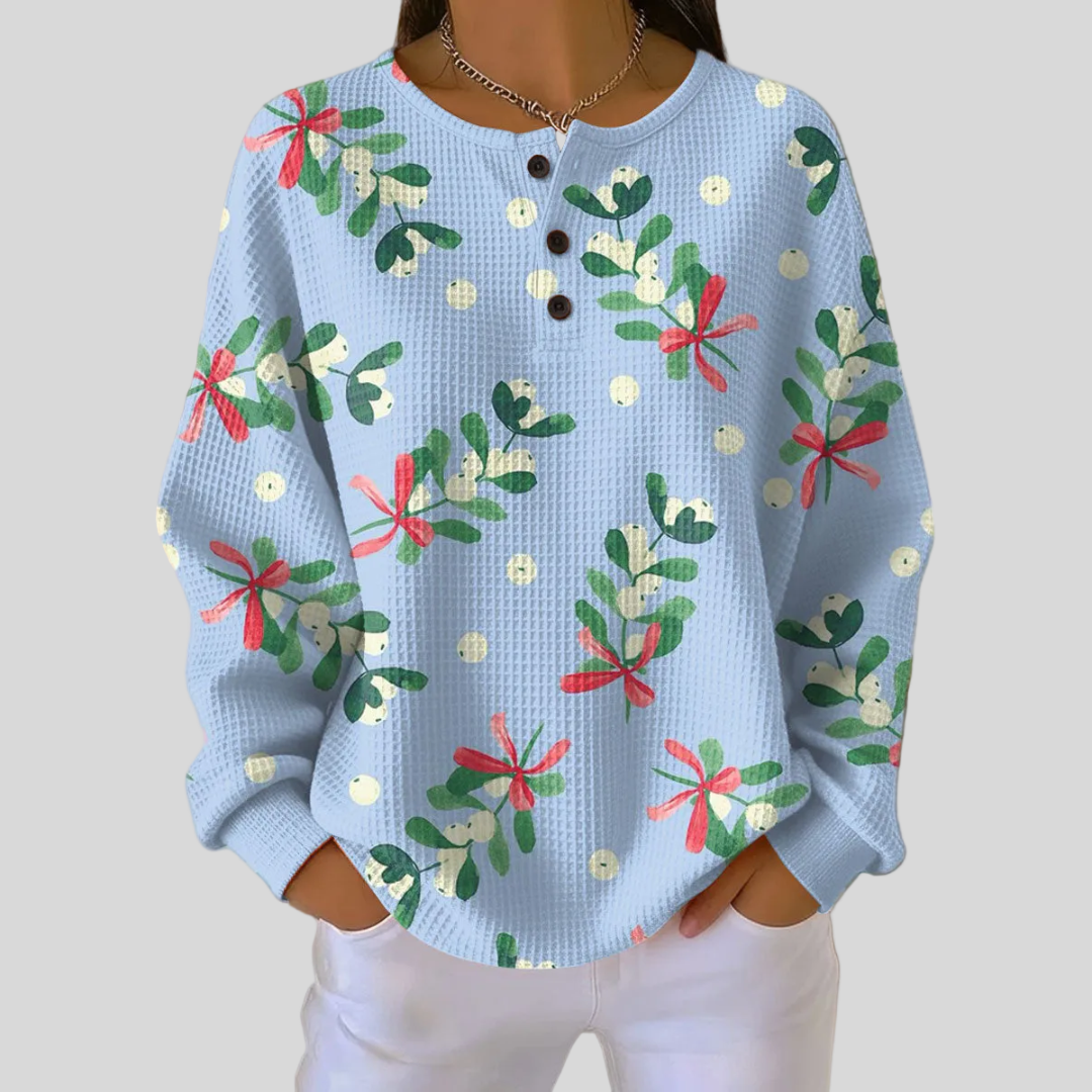 Edalynn™ | Sweatshirt mit Weihnachtsmotiv