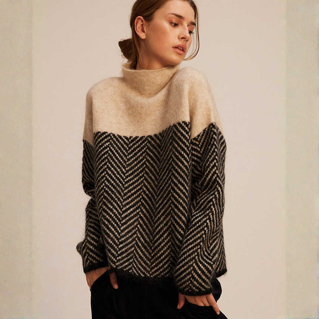 Clarisse - Rollkragenpullover aus Baumwolle