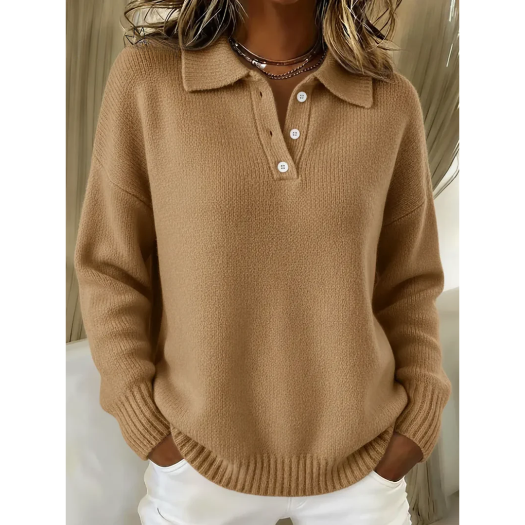 Marina | Weicher Polopullover